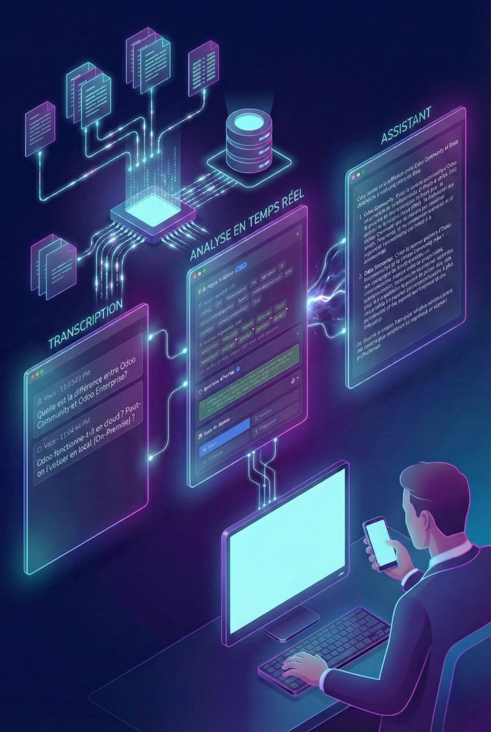 Live Assist - Vue d'ensemble du système RAG avec documents
